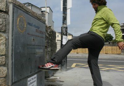Kick the wall